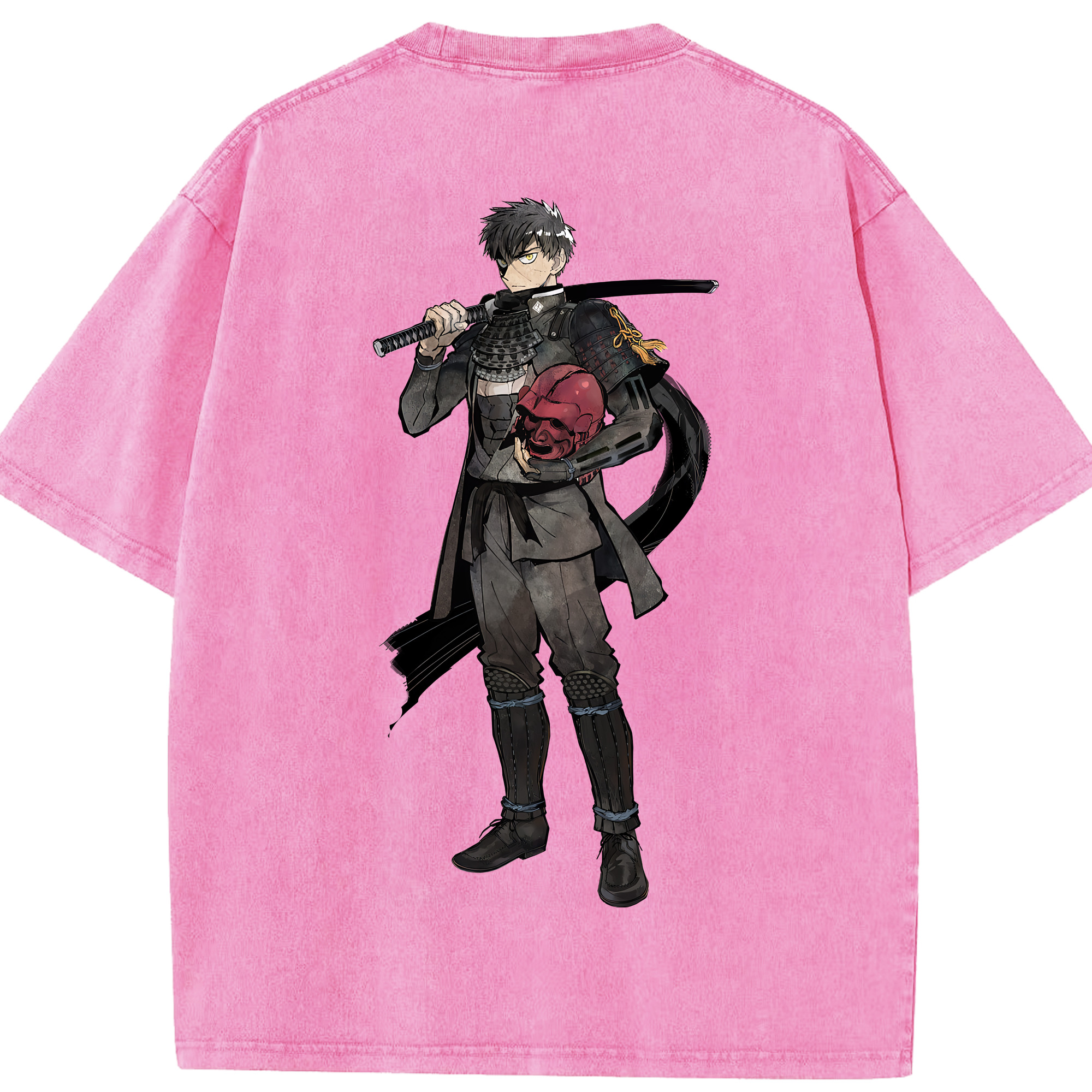 （画像用） 刀剣乱舞 Touken Ranbu 綿100% ヴィンテージ風 半袖Tシャツ（背面プリント）